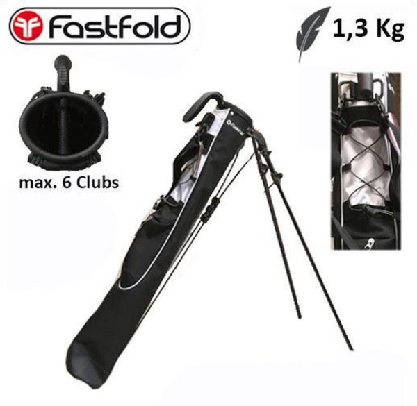 FastFold Pencil Standbag - Zwart Grijs